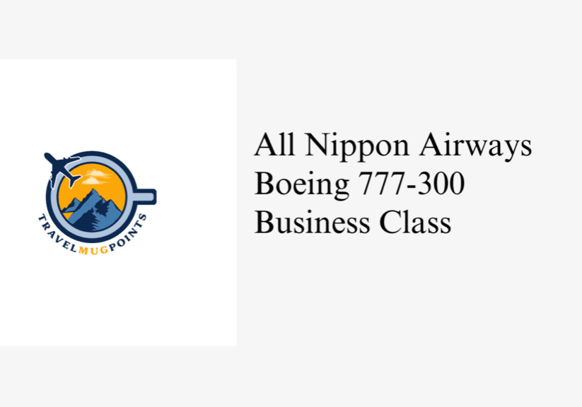 All Nippon Airways Boeing 777-300 Business Class logo.