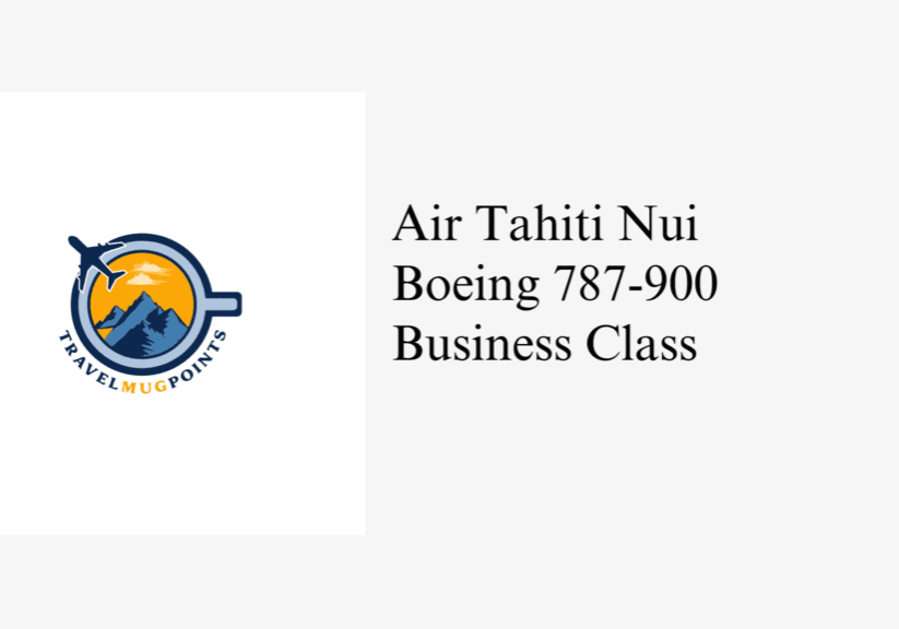 Air Tahiti Nui 787-900 Business Class logo.