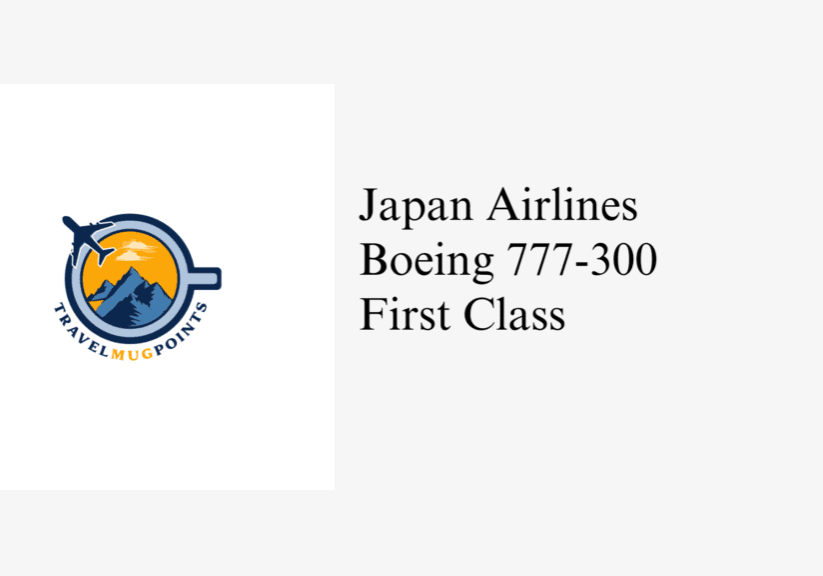 Japan Airlines 777-300 First Class.