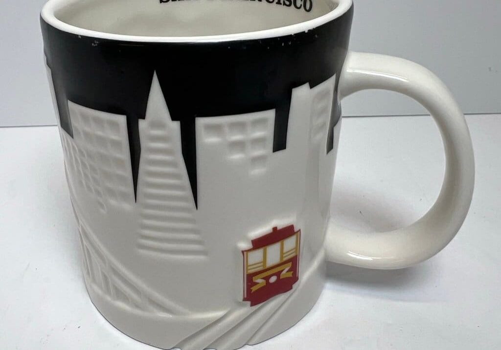 San Francisco city skyline mug.