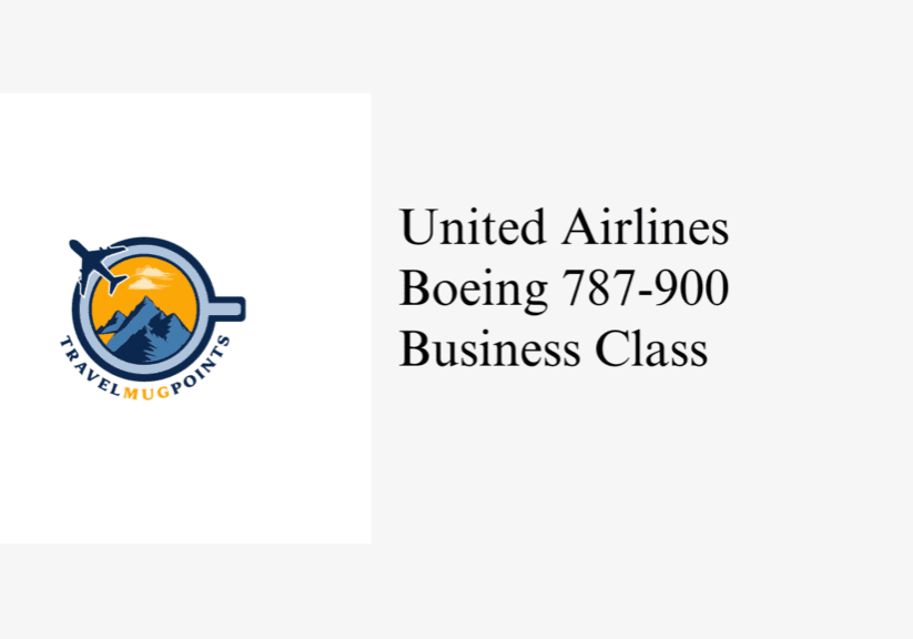 United Airlines 787-900 Business Class logo.